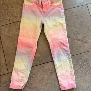 The Children's Place Pastel Rainbow Ombre Jeans - Pink, Yellow, Blue